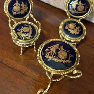 LIMOGES France Miniature Doll’s House Table Setting
