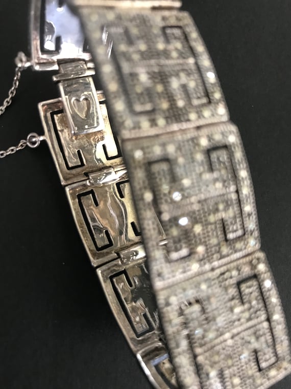 Art Deco marcasite bracelet