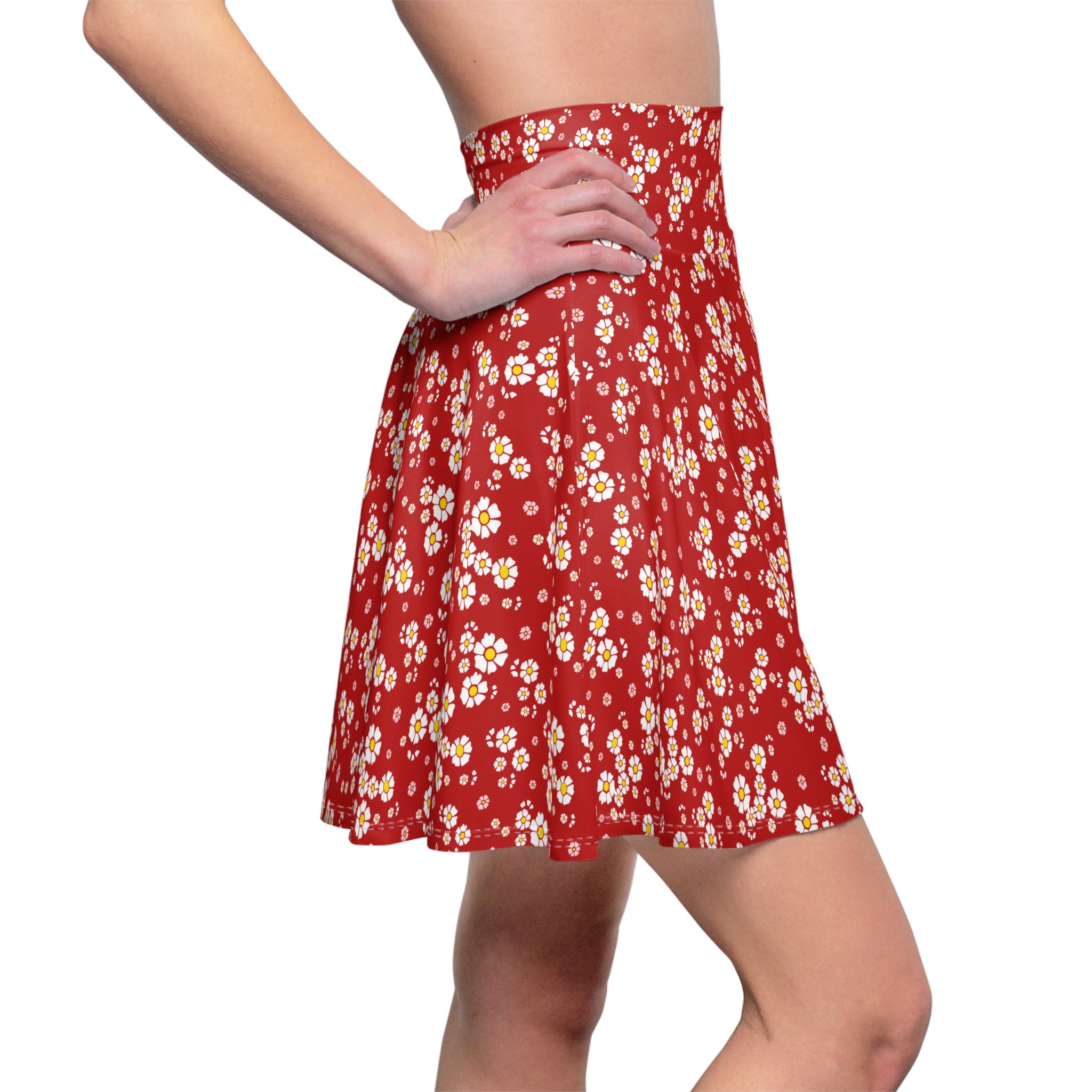 Floral Skater Skirt, Women's Skater Skirt