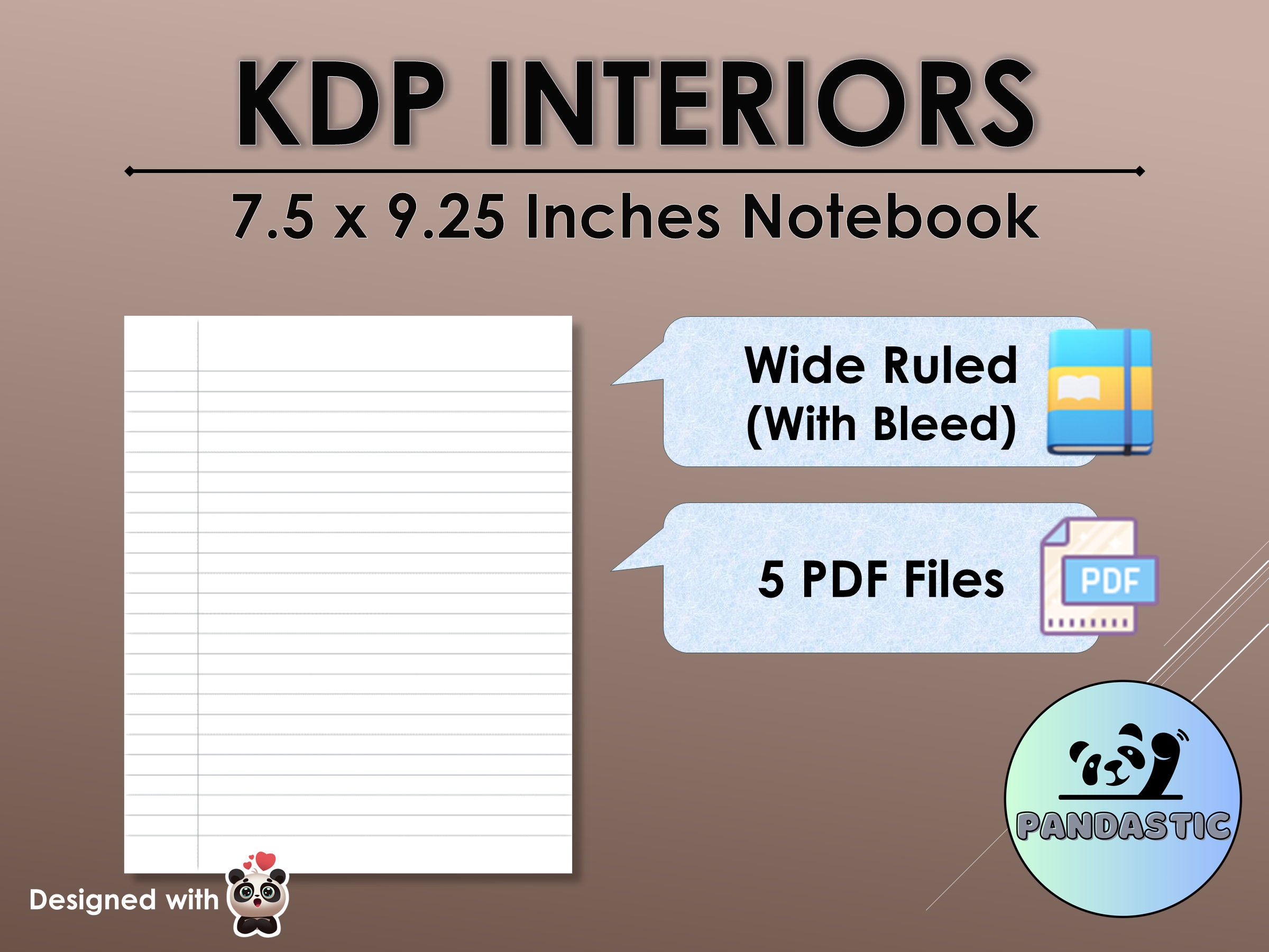 Dry Erase Reusable Wide Ruled Notebook Paper & and Loose Leaf