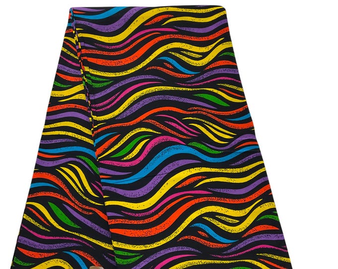 African Fabric/African prints/ Ankara-Red,Black and White fabric/ African fabric per yard/ African fabric for crafts/ African Print Fa/DK22a