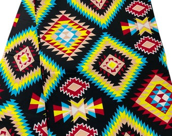 African Fabric/Ankara-Black Color/Tribal/Native/MK111/Wax Print/Mudcloths/African Clothings/Kente/Chitenge/Danshiki/ By The Yard/6