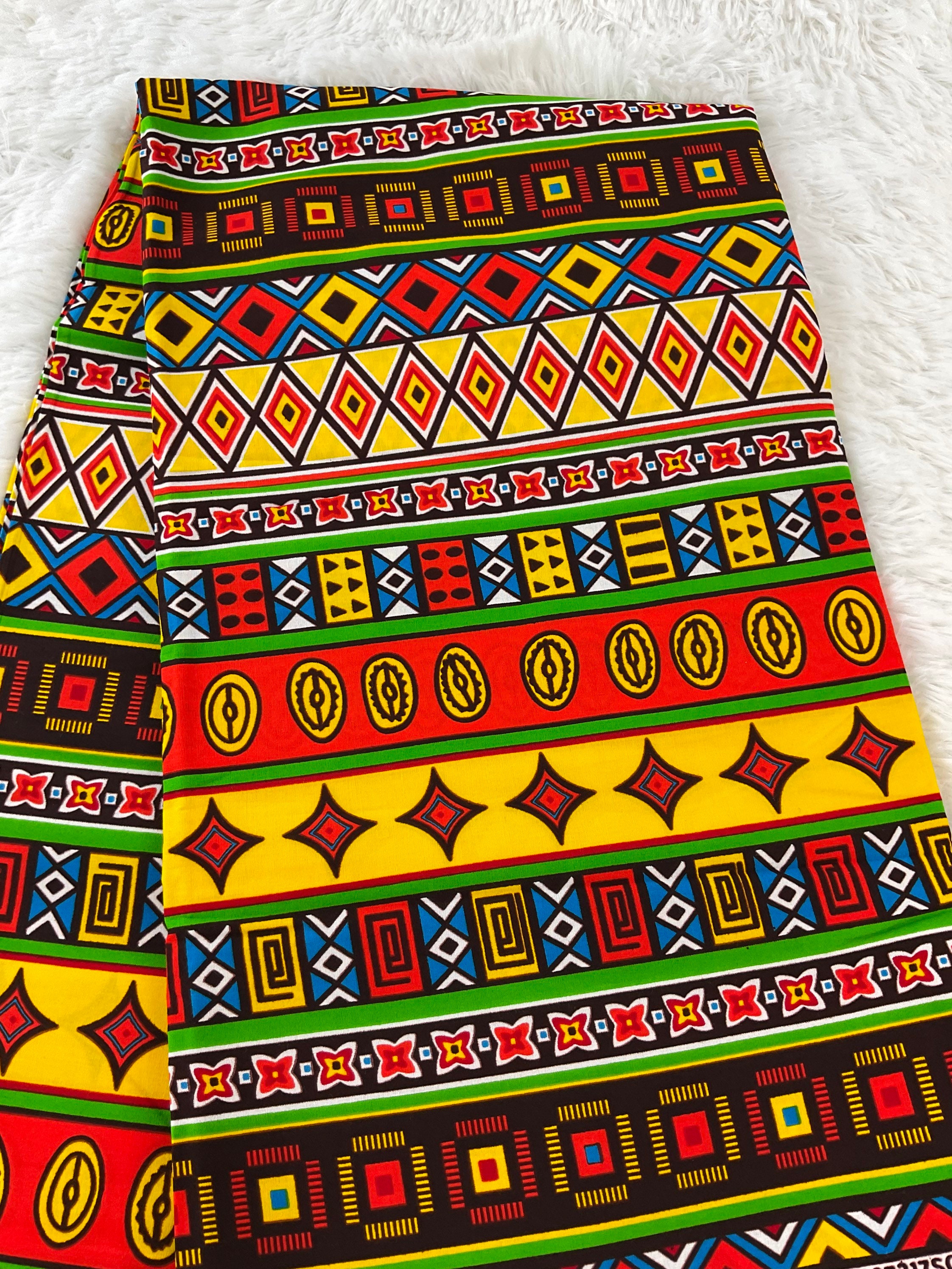 Tela africana, 8 unidades de tela africana con estampado de Ankara de 20 x  16 pulgadas, algodón y poliéster, material de tela de acolchado para
