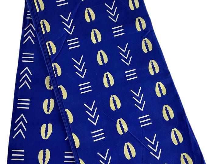 African Fabric/African prints/ Ankara fabric/ African wax/Kitenge fabric/African prints/African fabric/MK168/Blue Fabric