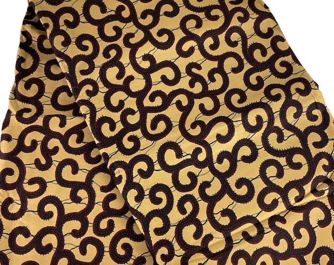 Brown African Ankara Fabric/Fabric Per Yard/Cotton Fabric For Quilting/MK707I
