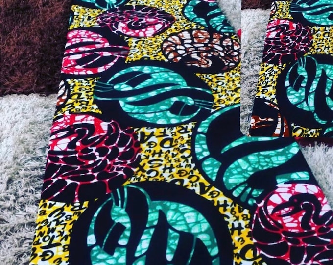 African Fabric/African prints/ Ankara fabric/ African wax/Hollandais/ by the yard fabric/ African print 6 yards/MK133