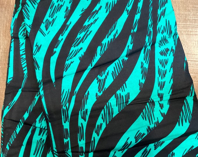 Green   African Fabric/African prints/ Ankara fabric/ Wax print/ African fabric for decor/ African fabric for crafts/African headwrap/MK670e