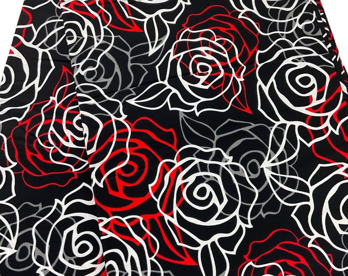 Purple Spiral Ankara Fabric: 6 Yards African Print Cotton with Headwrap