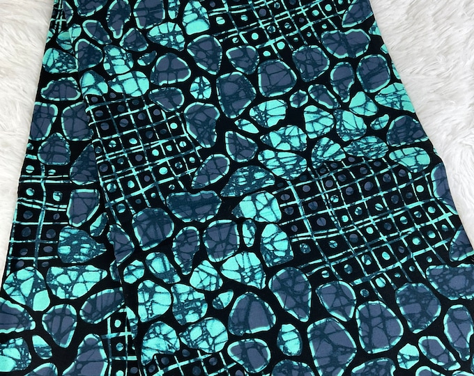 Multicolor African Fabric/African prints/ Ankara fabric/ African fabric by the yard/ Wax prints/ African fabric for apparels/ African