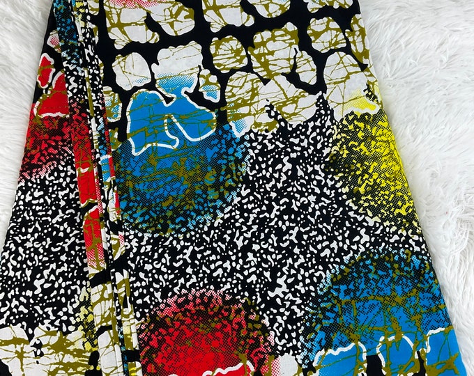African Fabric/African prints/ Ankara fabric/ Wax print/ African fabric for decor/ African fabric for crafts/African