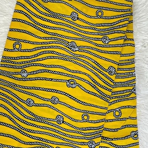 African fabric/African patched work fabric/ African prints/Wax print/ African headwrap/ African fabric for craft/ African clothing/ MK154