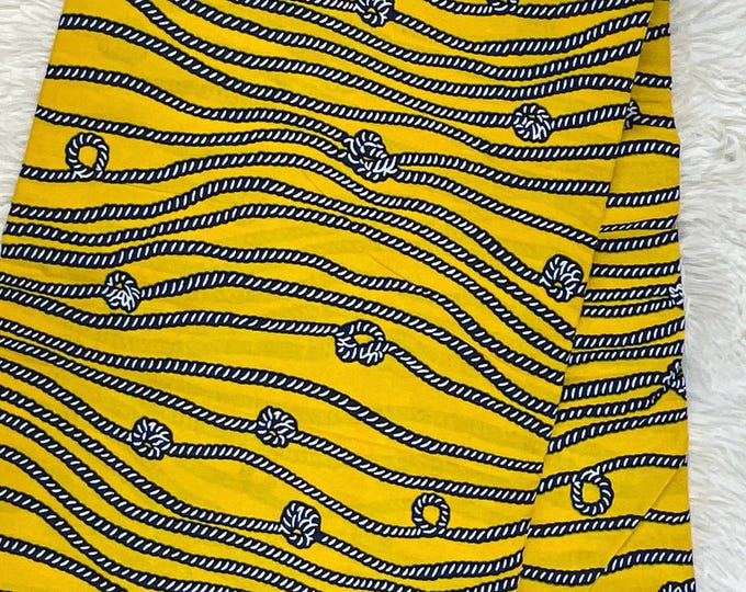 African fabric/African patched work fabric/ African prints/Wax print/ African headwrap/ African fabric for craft/ African clothing/ MK154