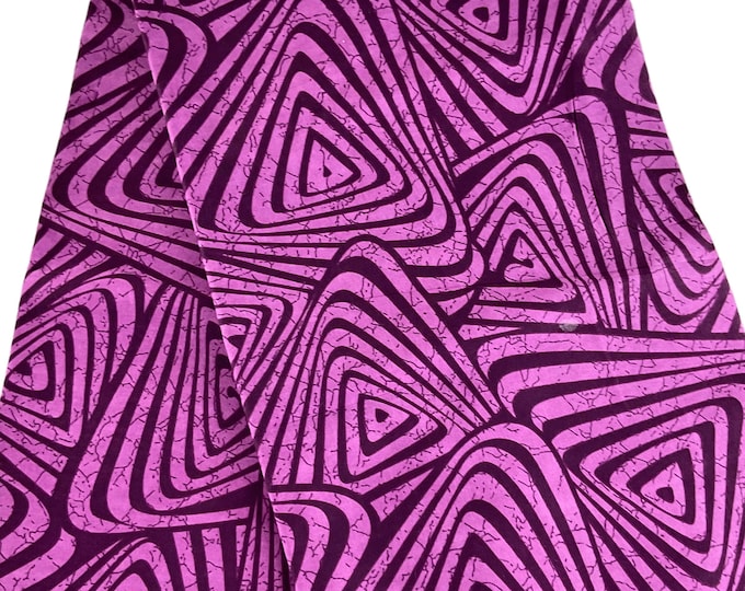 African fabric /African prints/ Ankara fabric/ African wax/ African fabric per yard/ African fabric for craft/MK411F/Pink  Ankara Fabri