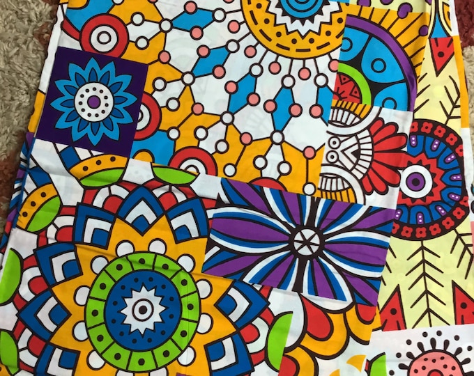 African Fabric/African prints/ Ankara fabric/ African fabric per yard/ African fabric for crafts/ African fab/CK32g