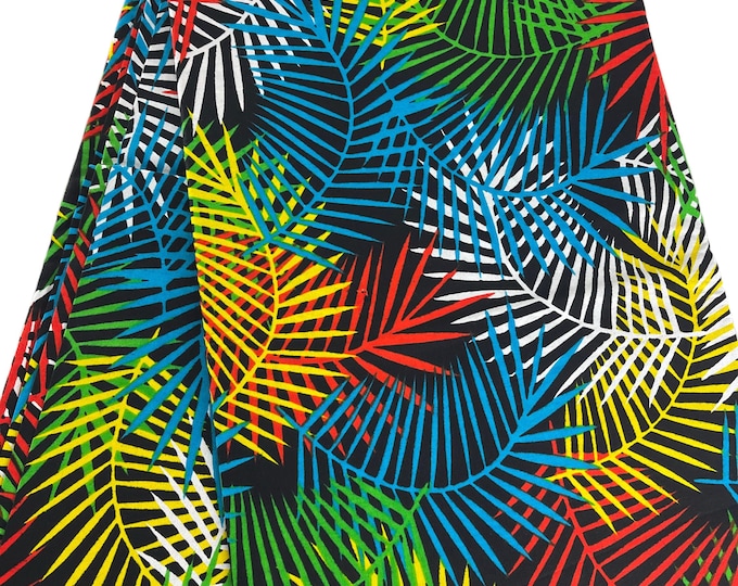 African Fabric/African prints/ Ankara fabric by the yard/ African fabric by the yard/MK720/Ankara-White Yellow Red Fabric/Fabric/African Art