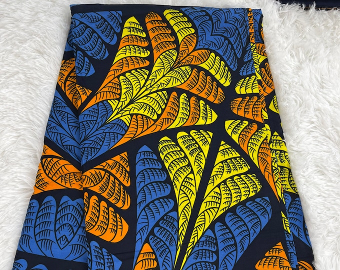 African Fabric/African prints/ Ankara -African wax/Hollandais/African fabric/ African fabric 6 yards/MK599