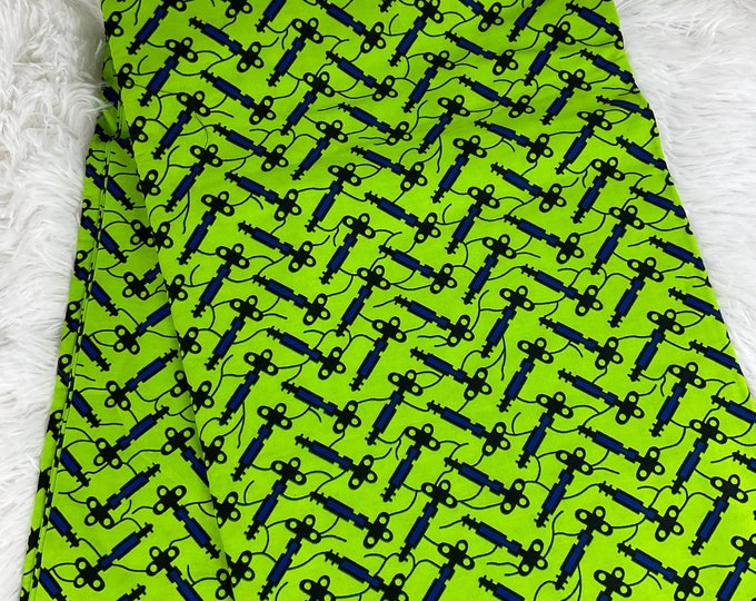 African Fabric/African prints/ Ankara fabric/ Wax print/ African fabric for decor/ African fabric for crafts/African/MK588