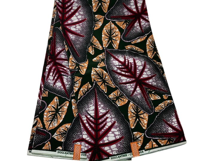 African fabric /African Wax Print/Ankara-Wine Beige Color/Yard or WHOLESALE/MK411A/Wax Tissu/Adire/Samakaka/Kente/Mudcloths