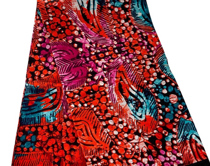 African Print Fabric/Ankara By The Yard/Cotton Print For Quilting/MK458