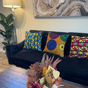 Throw Pillows For Couch/African Throw Pillows/Pillow Covers/Boho Pillow Cases/Sofa Pillow Case/Cushion Cover/Home Decor Pillow