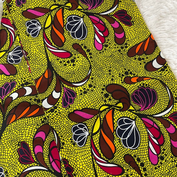 African Fabric/African prints/ Ankara fabric/ African fabric per yard/ African fabric for crafts/ African fabri/FG31