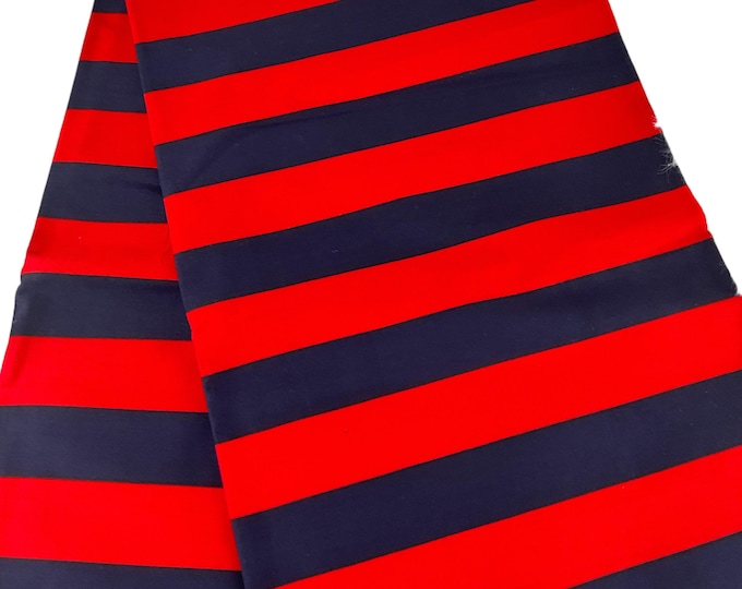 African Fabric/African prints/ Ankara fabric/ African wax/Hollandais/Red and Navyblue African fabric/MK436c