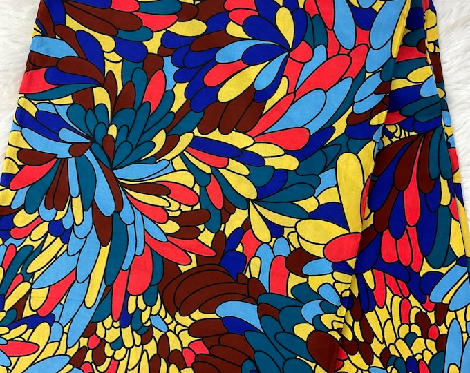 Multicolor African Fabric/African prints/ Ankara fabric/ African fabric per yard/ African fabric for crafts/ African fabri/FG51b/Maxi skirt