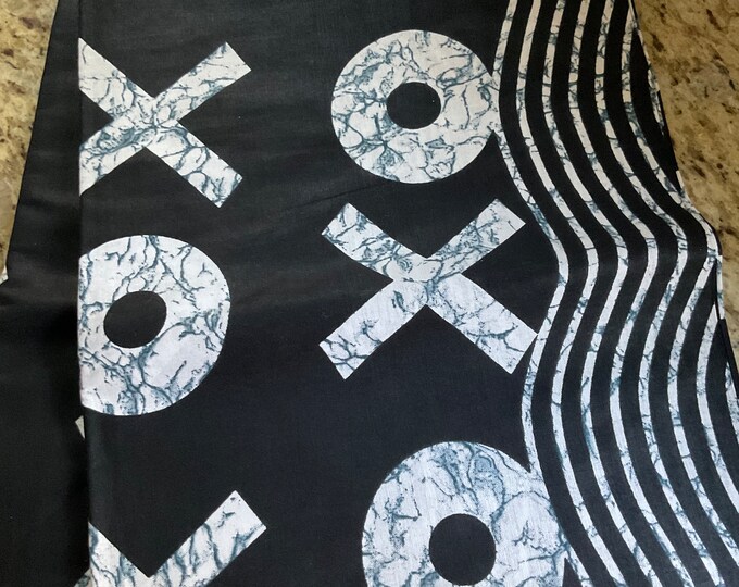 African Fabric/African Print Fabric/Ankara-Black and White Color/ African fabric per yard/ Ankara/ African Dress/MK151/Mudcloths/Kitenge