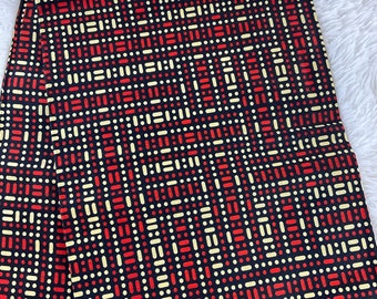 Tela estampada africana/Estampado africano/Tela Ankara/Estampado de cera/Tela africana para manualidades/Pañuelo africano/Ropa africana/MK908Q/Danshiki