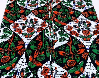 Multicolor African Fabric/African prints/ Ankara fabric/ African fabric per yard/ African fabric for crafts/ African fabri/DK33