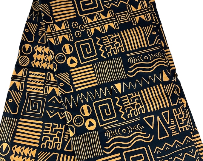 African Print Fabric/Ankara 6 Yards/Cotton Fabric By The Yard/Gift For Her/Fabric/Tribal Print/Native/Kente/Boho/DT06