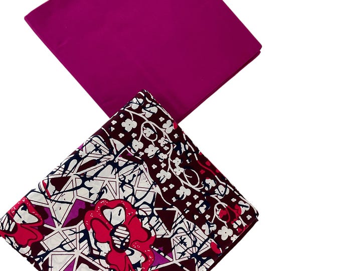 Ankara Fabric/African Fabric/African Print Fabric/PINK African Fabric/Kente Fabric/African Fabric 6 Yards /MK43kt/Ankara Fabric Mix and Matc