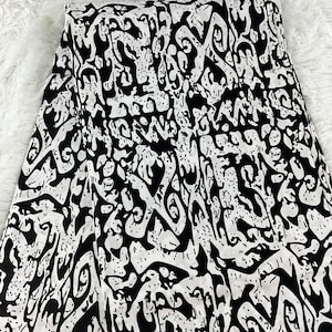 African Fabric/African prints/ Ankara fabric/ Wax print for dress/ African clothing/ African prints for apparels/MK122/Black and White Fabri