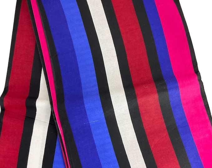 African Fabric/Ankara Fabric-Blue Pink White/By The Yard/Ankara 6 Yards/Mudcloth/African Clothing/Kente/African Wax Print/MK710/African dres