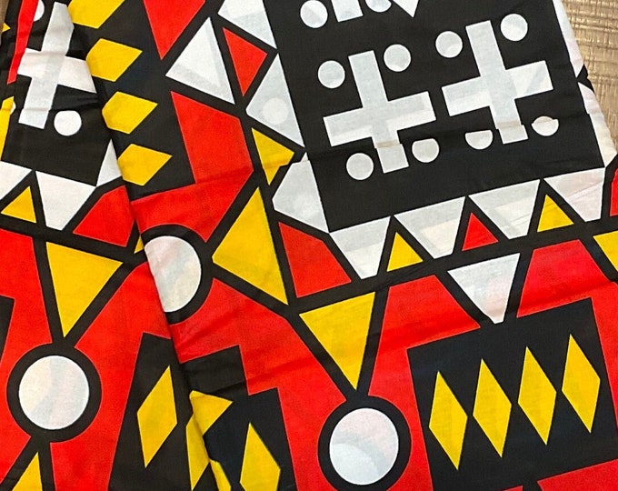 African Fabric/African prints/ Ankara fabric/ African fabric per yard/ African fabric for crafts/ African fabri/DK30/