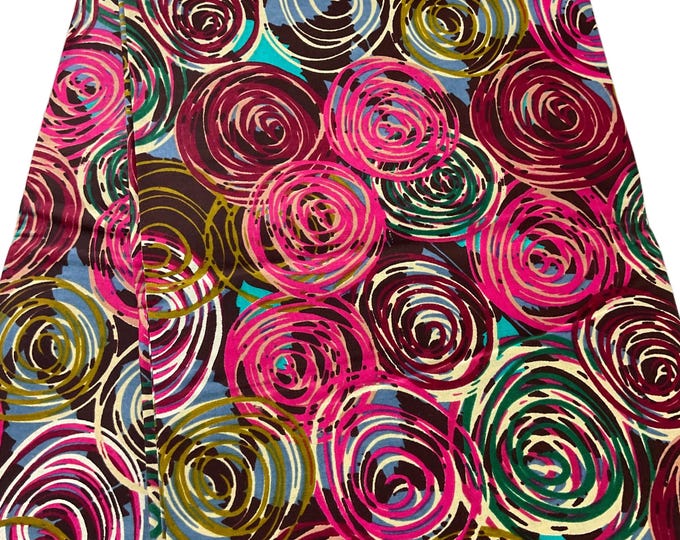 African Fabric/African prints/ Ankara fabric/ African fabric by the yard/ African fabric for apparels,crafts,table/MK711m/Wine Fabric