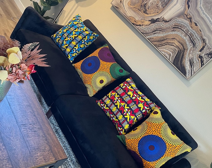 Throw Pillows For Couch/African Throw Pillows/High Quality African Pillow Covers/Boho Throw Pillow Covers/Sofa Pillow Case/Cushion Cover