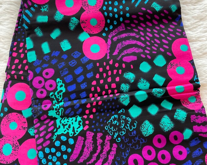 African Fabric/African prints/ Ankara fabric/ African fabric by the yard/African fabric/ African fabric 6 yards/MK597/Black Pink Teal Blue F