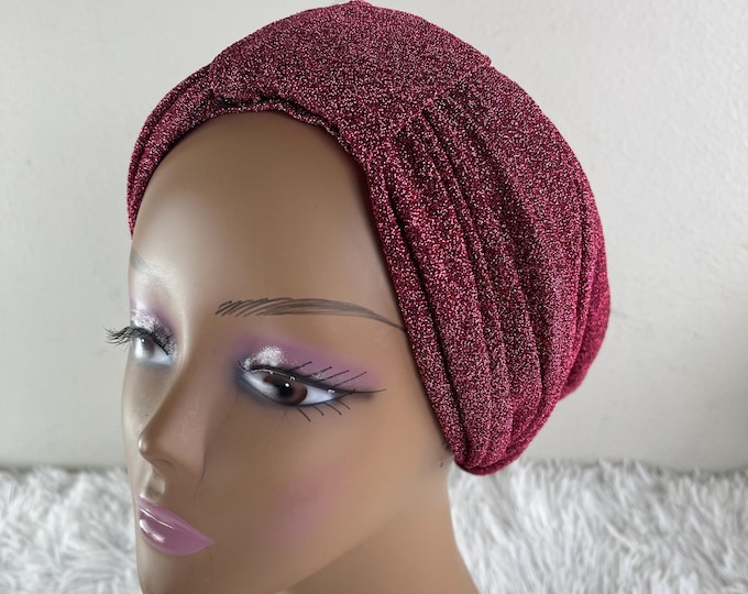 Stretchy Twisted Turban/Pre-Tied Turban Headwrap For Women/Knotted Turban/Breathable Non-Slip Hat/Chemo/Alopecia