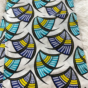 African Fabric/African prints/ Ankara fabric/ Wax print/ African fabric for decor/ African fabric for crafts/African/MK701