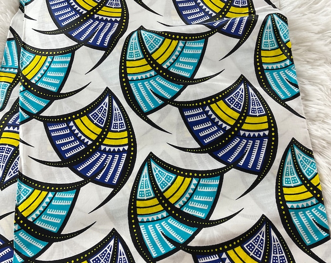 African Fabric/African prints/ Ankara fabric/ Wax print/ African fabric for decor/ African fabric for crafts/African/MK701