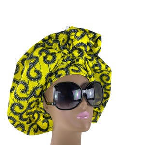 African Headwrap For Black Wimen,African Headwrap,Ankara Headband,Gift For Her, Head Wraps,Ankara Headwrap Yellow Color,Headpiece/Headwraps