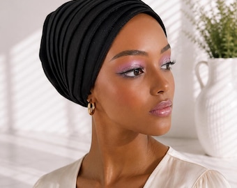 Stretchy Twisted Turban/Pre-Tied Turban Headwrap For Women/Knotted Turban/Breathable Non-Slip Hat/Chemo/Alopecia