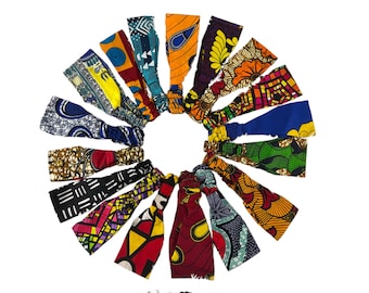African Print Headband/Yoga Headband/Wide Hair Wrap/Running Headband/Soft Stretchy Sport Headband/Ankara Headband For Women/Knotted Bohomien