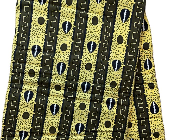 African Fabric/African prints/ Ankara fabric/ African wax/Hollandais/Black and red African fabric/ African fabric 6 yards/FG41b
