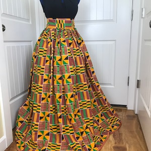 African maxi skirt/African plus size skirt/African women clothing/Long skirt/Boho skirt/MK999/Ankara skirt/full flare maxi skirt