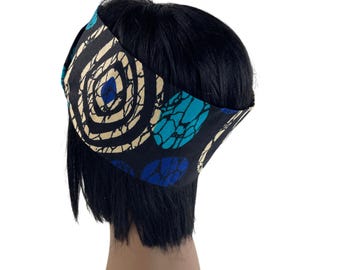 Wide Headband With Elastic Back For Women/African Headband/No Roll Headband/Pre-Tied/Headband For Short Hair/Head Wraps/Ankara Headband