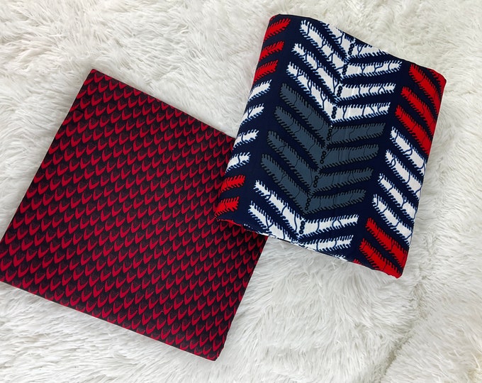 Mix and matched African Fabric/Ankara fabric/ African fabric by the yard/ Wax prints/ African fabric for apparel/MK431g