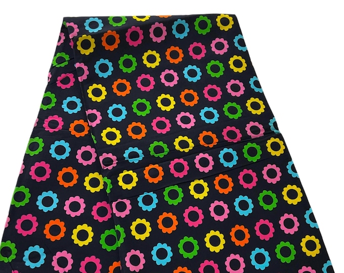 Black Green Pink Blue African Print Fabric/Ankara Fabric By The Yard/Wax Print/Cotton Print/MK141/