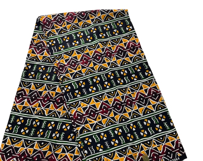 African fabric /African Wax Print/Ankara-Black Bronze Color/Yard or WHOLESALE/MK411A/Wax Tissu/Adire/Samakaka/Kente/Mudcloths